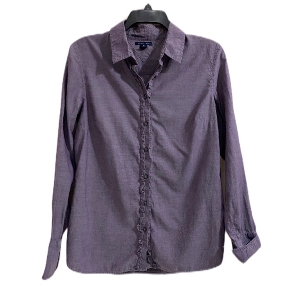 Tommy Hilfiger Purple Women’s Button Down Shirt Medium